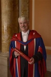 Robert Currie has received an Honorary Ph.D. from Edinburgh Napier University