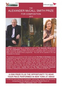 The Alexander McCall Smith Prize for Composition