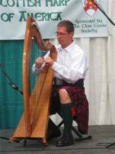 Steve Schack of Columbus, OH is the 2010 National Scottish Harp Champion
